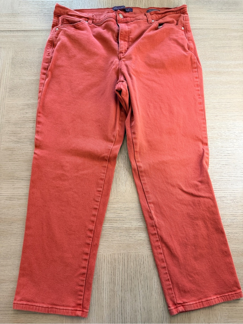 Gloria Vanderbilt Amanda Rust Straight Leg Jeans – Size 18W